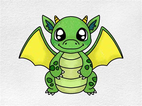 Cool Baby Dragon Drawings