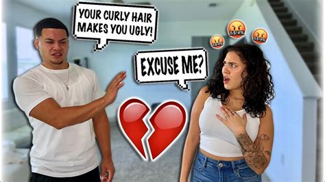 Telling My Latina Girlfriend Her Curly Hair Makes Her Ugly Youtube