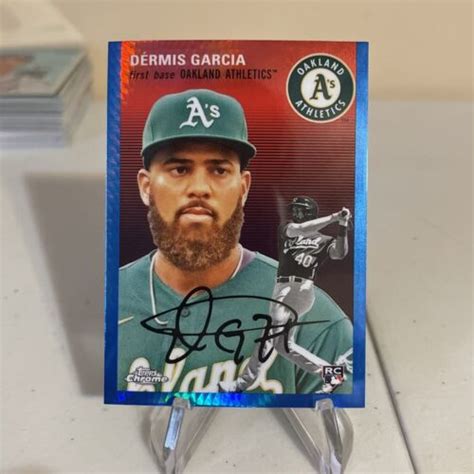 2023 Topps Chrome Platinum Dermis Garcia RC Blue EBay