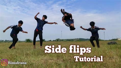 Side Flips Tutorial In Easy Way How To Side Flips By Bimal Rana