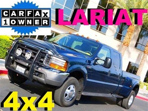 Find Used 1999 Ford F350 Sd Lariat 4x4 Crew Cab Dually 1 Owner Auto