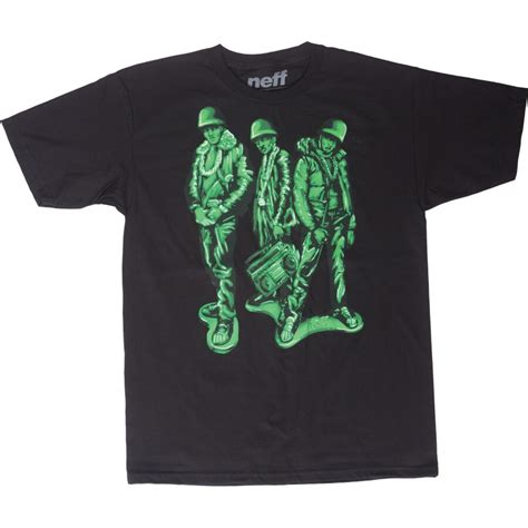 Neff Run Green T Shirt Short Sleeve Mens