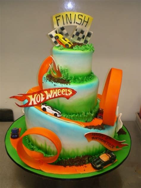 Hot Wheels Birthday Party Cakes