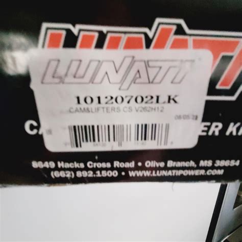 New Lunati Sbc Cam And Flat Tappet Lifters Engine And Engine Parts