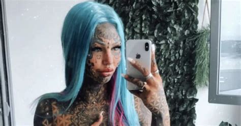 Tattoo Model Goes Fully Naked To Show Off Ink That Covers Of Her Skin Daily Star