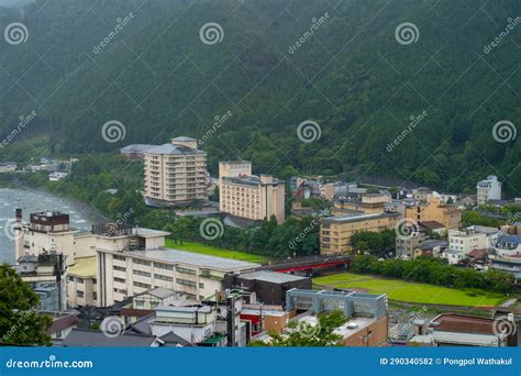 Gero Onsen Town Hot Spring Town During Summer Rainy Day At Gero Gifu Japan 30 August 2019