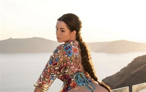 Demi Rose Serves It Hot In A Cheeky G String Bikini And A Plunging Sheer Blouse Page