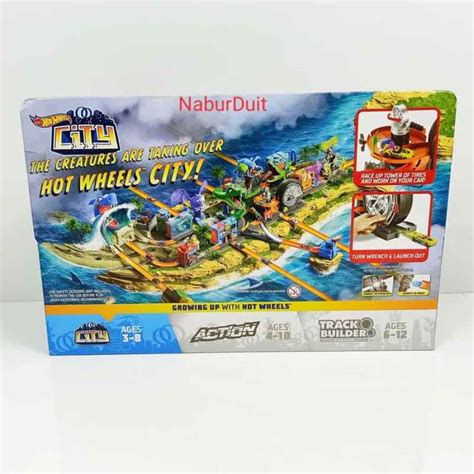Jual Hot Wheels Super Spin Tire Shop Play Set Hotwheels Ori Mattel Di Seller Naburduit