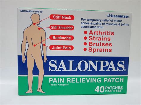 Salonpas Parches Para Aliviar El Dolor Pack De Amazon Es Salud