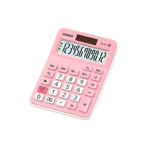 Calculadora B Sica Casio Escritorio Mx B Rosado