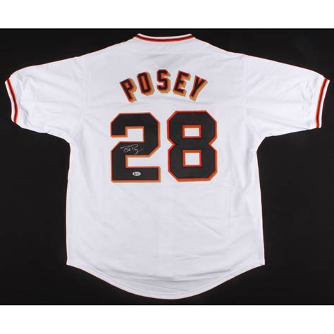 Buster Posey Signed Jersey Beckett Coa Pristine Auction