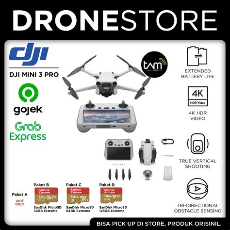 Jual DJI Mavic Mini 3 Pro with RC Camera Drone Original Garansi Resmi ...