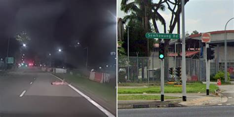 Year Old Man Lies Naked At Yishun Along Sembawang Road Police Arrest Him