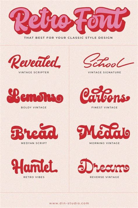 Best Free Retro Fonts Collections Part 2 Font Canva Lettering