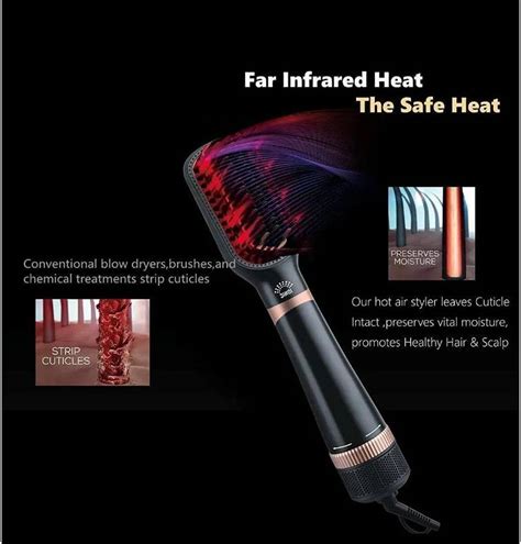 Rebune One Step Hot Air Stylers W Hair Dryer Volumizer Styler Hot Air Brush Degree