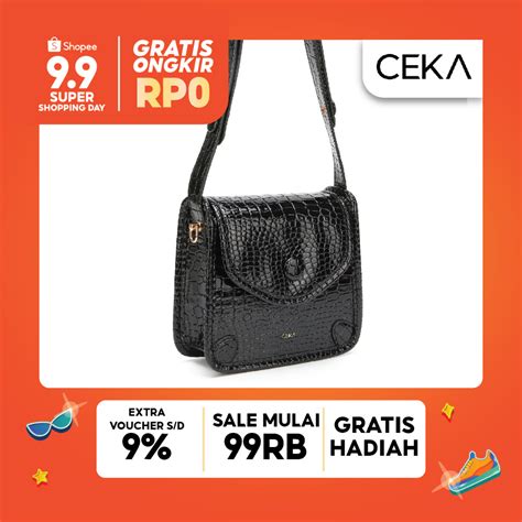 Jual Ceka Tas Selempang Wanita Import Branded Terbaru Sling Shoulder