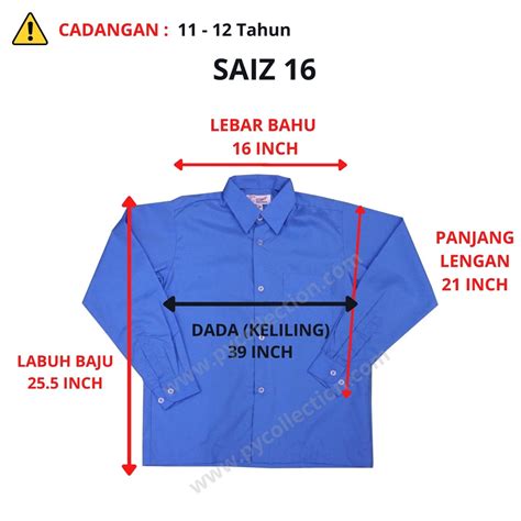 ORIGINAL CANGGIH KEMEJA PENGAWAS LENGAN PANJANG BIRU BAJU KEMEJA