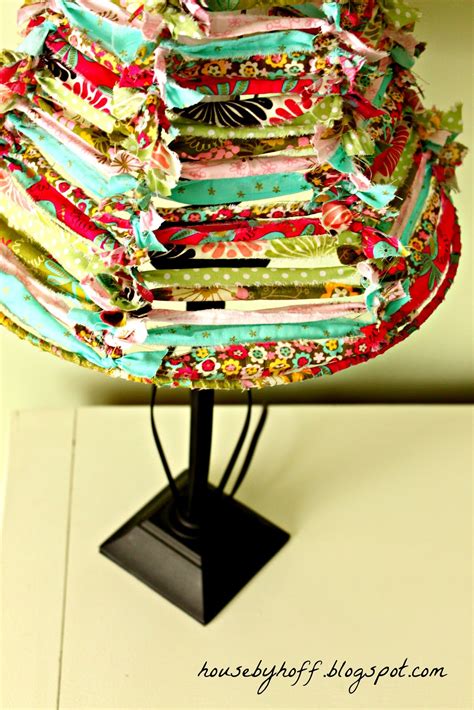 A Fabric Scrap Lampshade It S Thursday House By Hoff