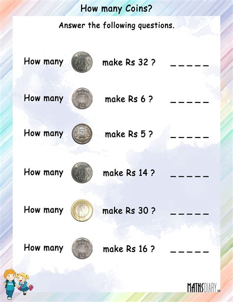 Money Grade 2 Math Worksheets