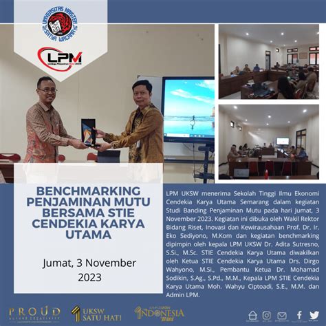 Benchmarking Bersama Stie Cendekia Karya Utama Semarang