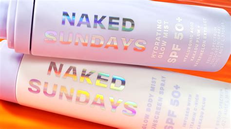 X3 Bundle Of Naked Sundays Spf 50 Sunscreens Face Mist Body Mist Collagen Gruponym Mx