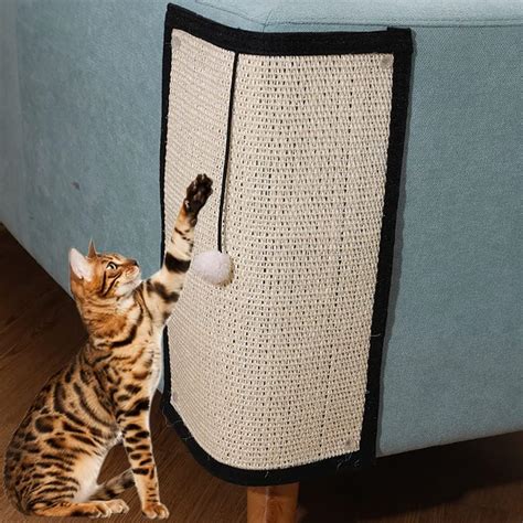 Cat Scratching Mat Sofa Furniture Protector Cat Scratcher Board Natural