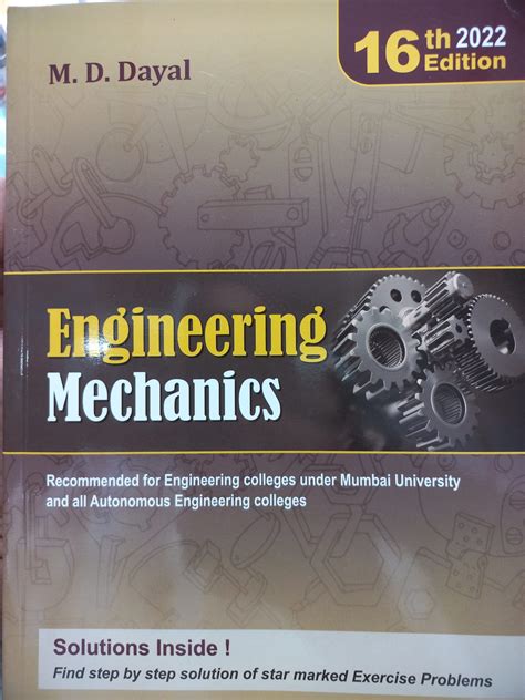 Md Dayal Engineering Mechanics Solutions 10th Edition 2