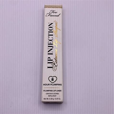 Too Faced Makeup Too Faced Lip Injection Lip Shaper Plumping Lip Liner Puffy Nude Full Size