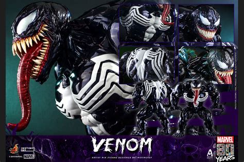 Hottoys × Instinctoy Artist Mix Venom 80周年 インスティンクトイ ホットトイズ ヴェノム ソフビ