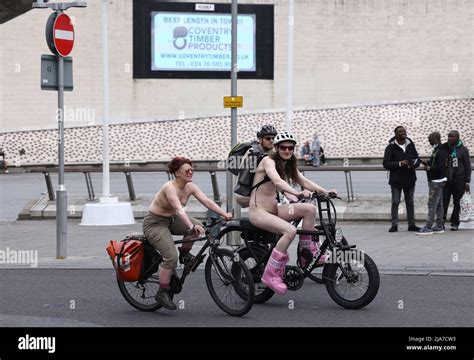 Coventry Warwickshire UK 28th May 2022 Riders Attend The Naked Bike