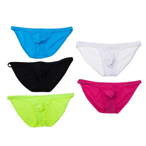 Mens Swim Briefs Super Low Waist Sunga Beach Bikini Swimsuit Gay