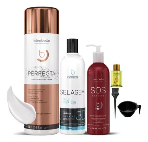 Kit Borabella Progressiva Perfecta 1l Selagem 3d 350ml Sos