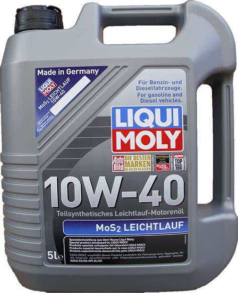 1 X 5 Liter Liqui Moly 10W-40 MoS2 - Motoröl günstig kaufen!