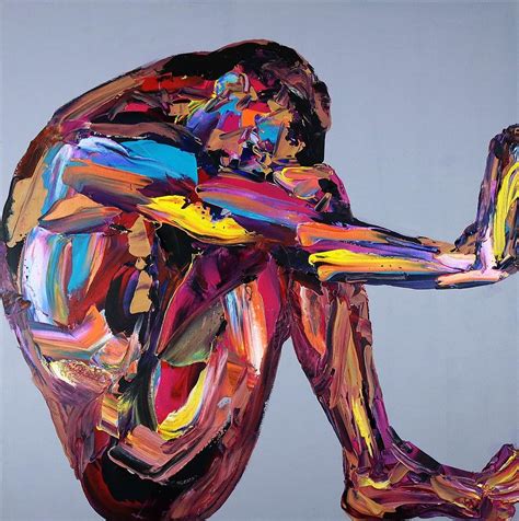 Yoga Nude In A Box 603 Painting By Eraclis Aristidou Fine Art America