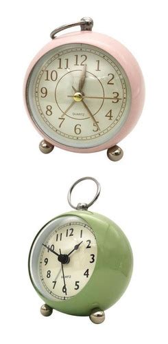 2x Bonito Reloj Despertador Con Doble Campana Escritorio Meses Sin