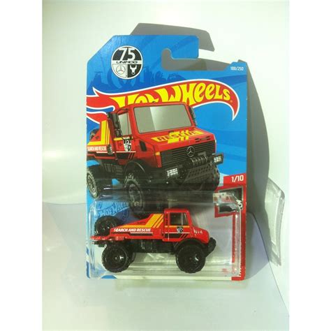 Jual Hot Wheels Hw Rescue Mini Collection Mercedes Benz Unimog Red By Mattel