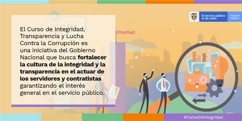 Curso Virtual De Integridad Transparencia Y Lucha Contra La Corrupci N