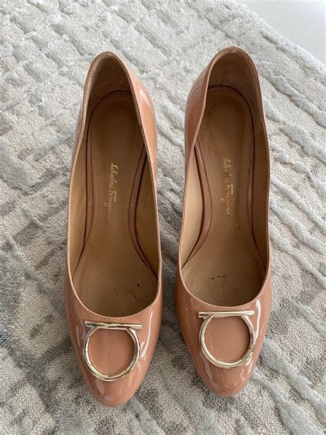 Salvatore Ferragamo Nude Heels D Luxury Sneakers Footwear On