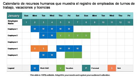 Las 7 Mejores Plantillas De Calendario De Trabajo Con Ejemplos Y Muestras