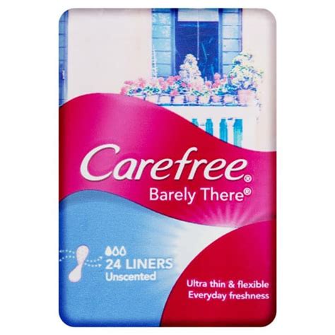 Buy Carefree Barely There Unscented Panty Liner 24 Pack Online