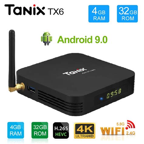 Tanix TX6 Smart TV Box Android 9 0 Allwinner H6 4GB 32GB 64GB Support 2