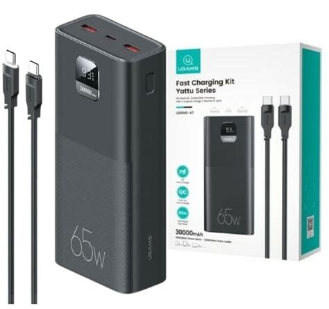 Usams Powerbank Pb Mah W Qc Pd Fast Charge Kabel Usb C