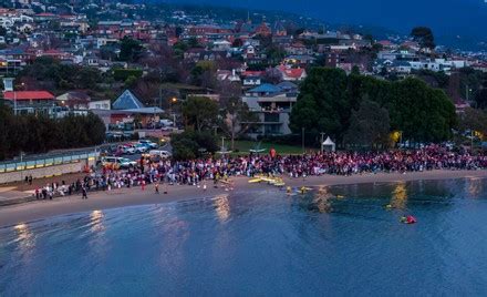 Swimmers Participate Annual Nude Winter Solstice Editorial Stock Photo Stock Image
