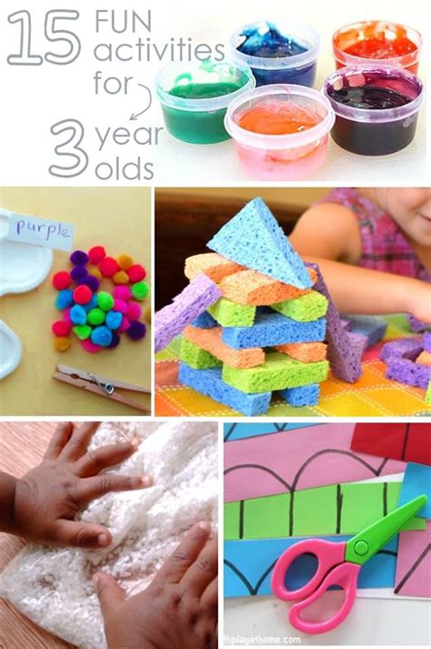 15 Fun Activities for 3 Year Olds!