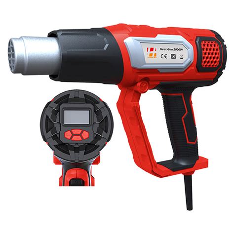 W High Performance Hot Air Gun With Lcd Digital Display Temperature Control Model Heat Gun