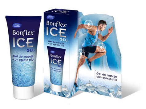 bonflex ice gel el gel de efecto frio  favorece la recuperacion