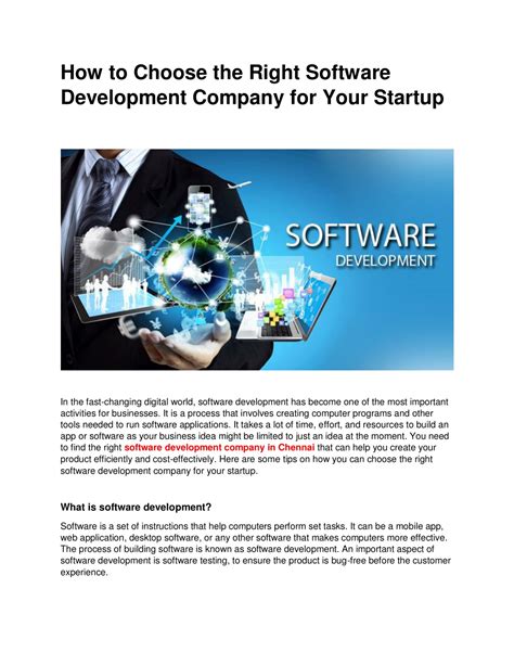 Ppt How To Choose The Right Software Development Company For Your