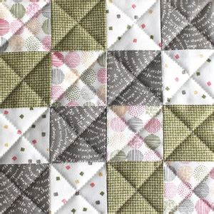 Quilted Patchwork Hot Pad Gray Green And Pink Patchwork Pot Holder X Decorative Pieced