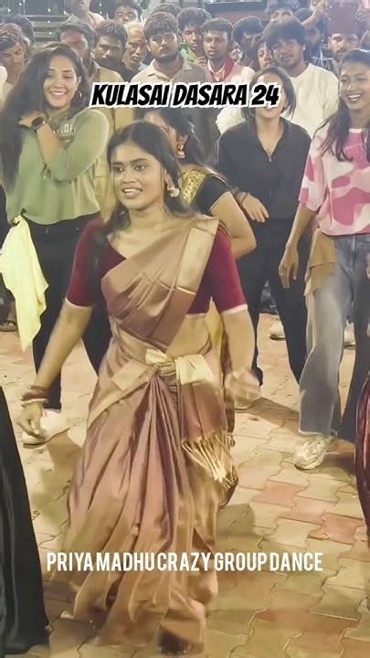 Divya Duraisamy And Priya Madhu Semma Kuthu Dance In Kulasai Dasara