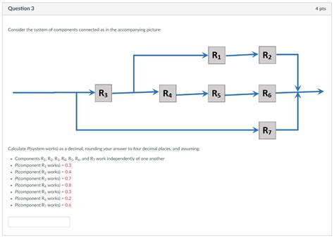 Solved Consider the system of components connected as in the | Chegg.com